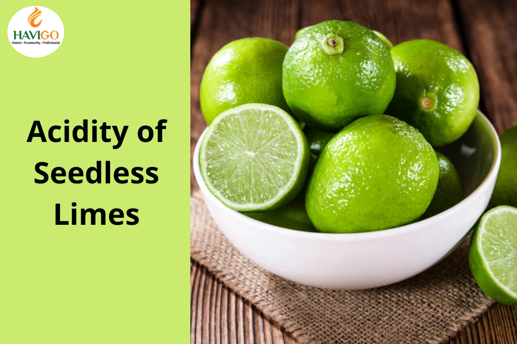 Acidity of Seedless Limes