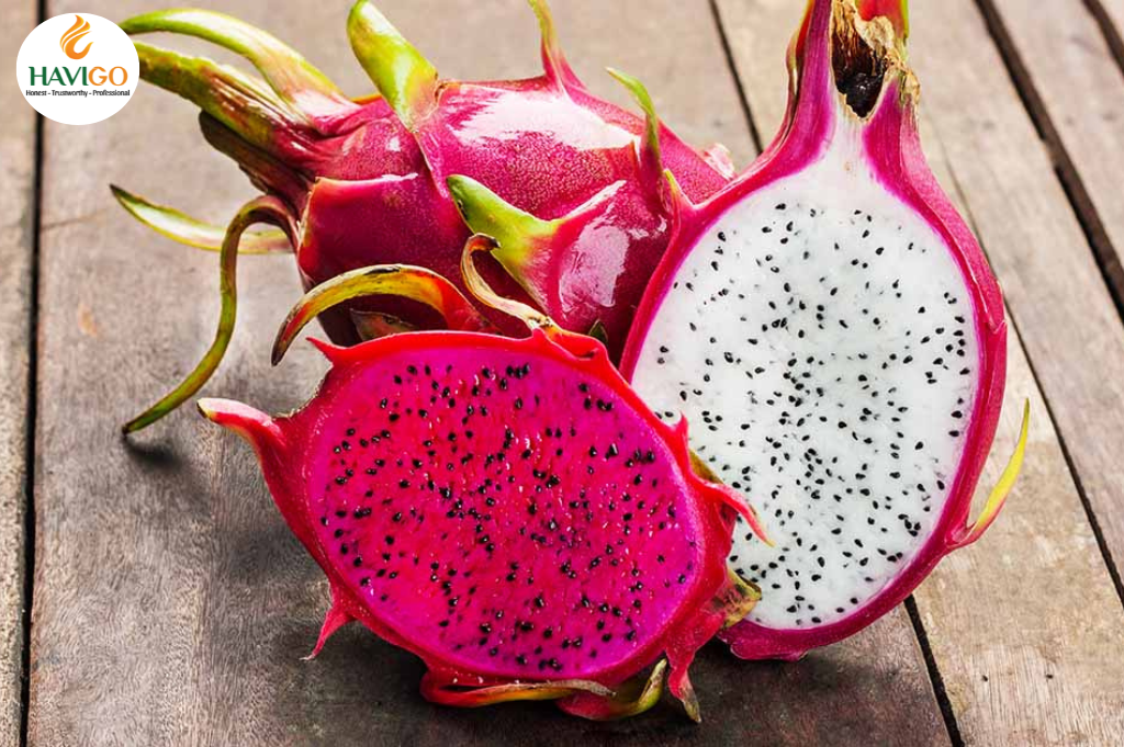 Red and White Dragon Fruit