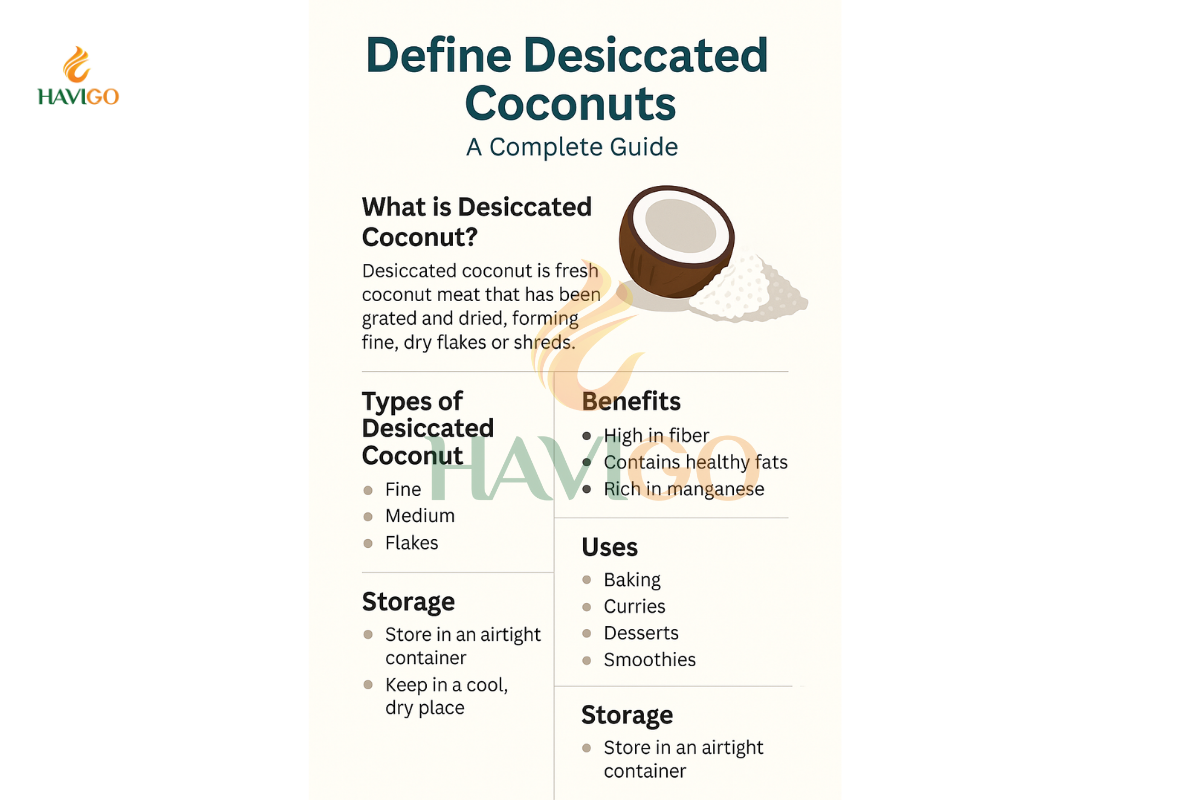 desiccated coconut