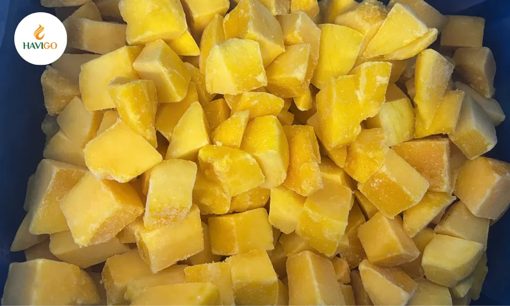 IQF frozen mango
