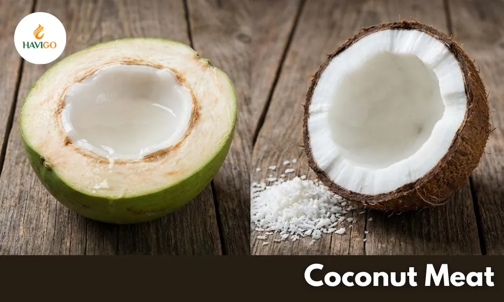 coconut meat
