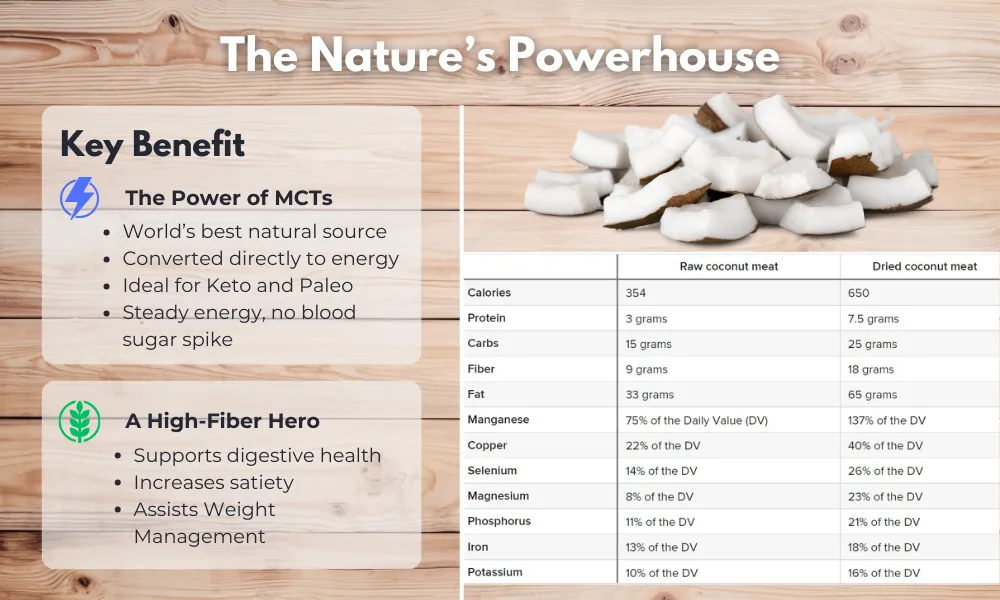 coconut meat nutrition