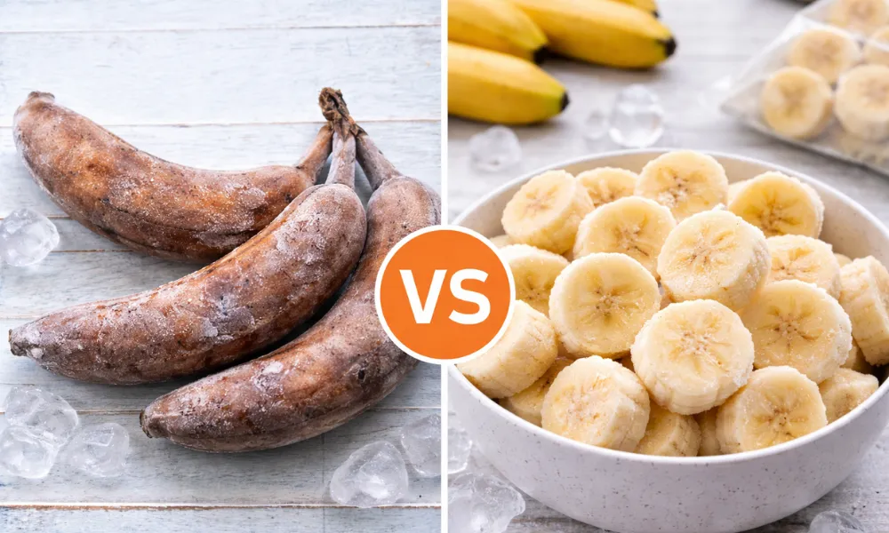 the Difference Between IQF Banana and Regular Frozen Banana
