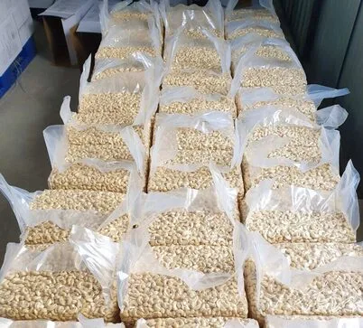 Vacuum bag packing for cashew kernels