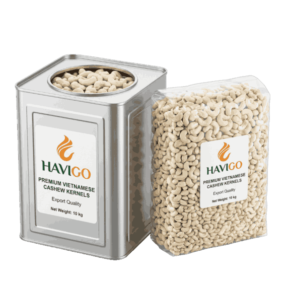 Premium Vietnamese cashew kernels supplied by HAVIGO